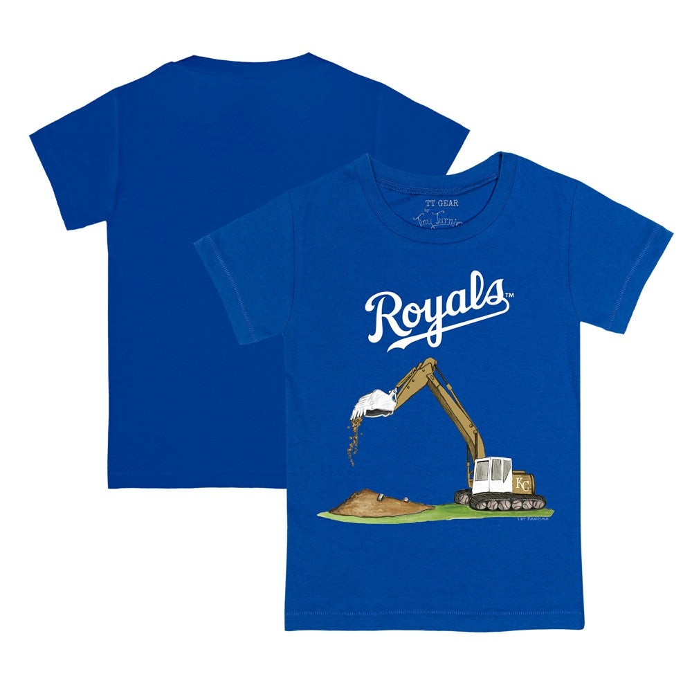 Kansas City Royals Tiny Turnip Youth Excavator T-Shirt Discount