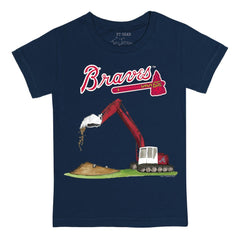 Atlanta Braves Tiny Turnip Youth Excavator T-Shirt for sale