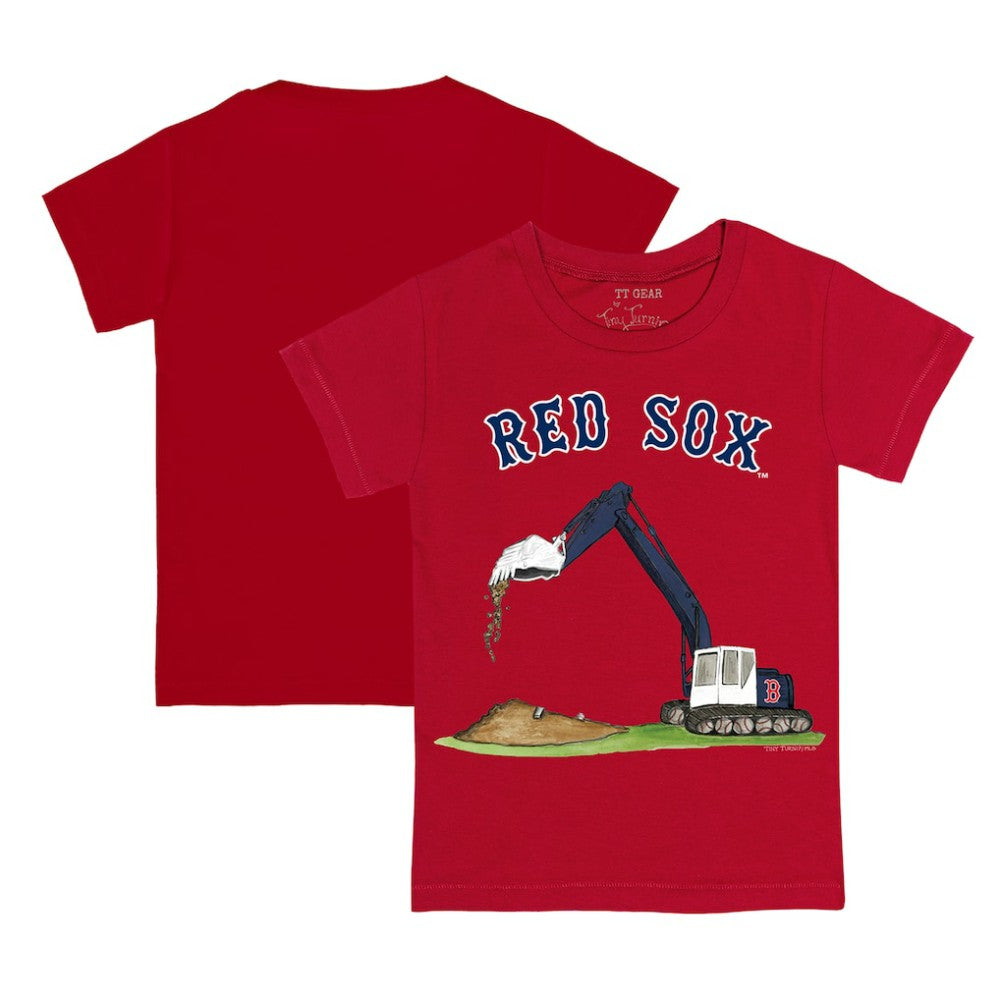 Boston Red Sox Tiny Turnip Youth Excavator T-Shirt Outlet
