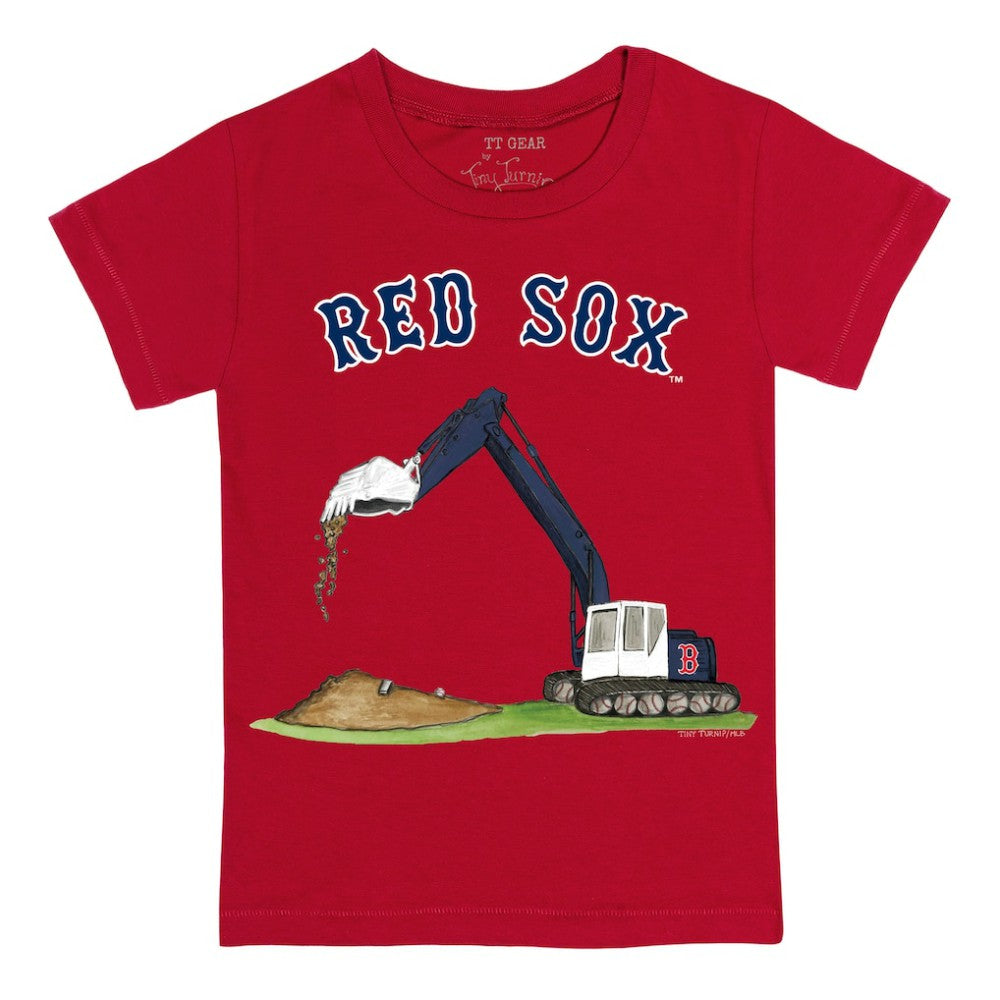 Boston Red Sox Tiny Turnip Youth Excavator T-Shirt Outlet