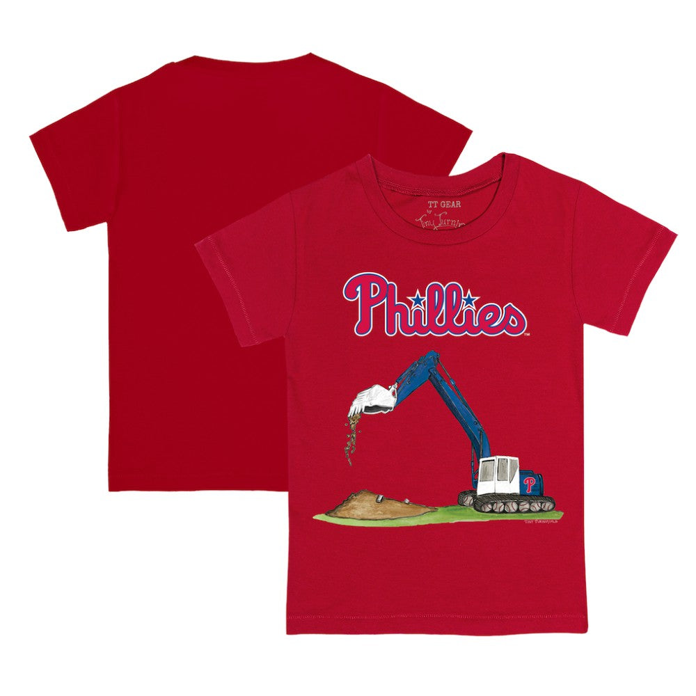 Philadelphia Phillies Tiny Turnip Youth Excavator T-Shirt Online