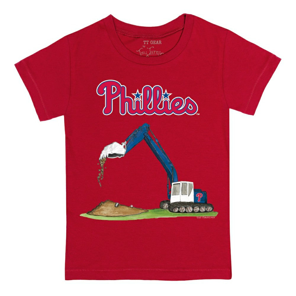 Philadelphia Phillies Tiny Turnip Youth Excavator T-Shirt Online
