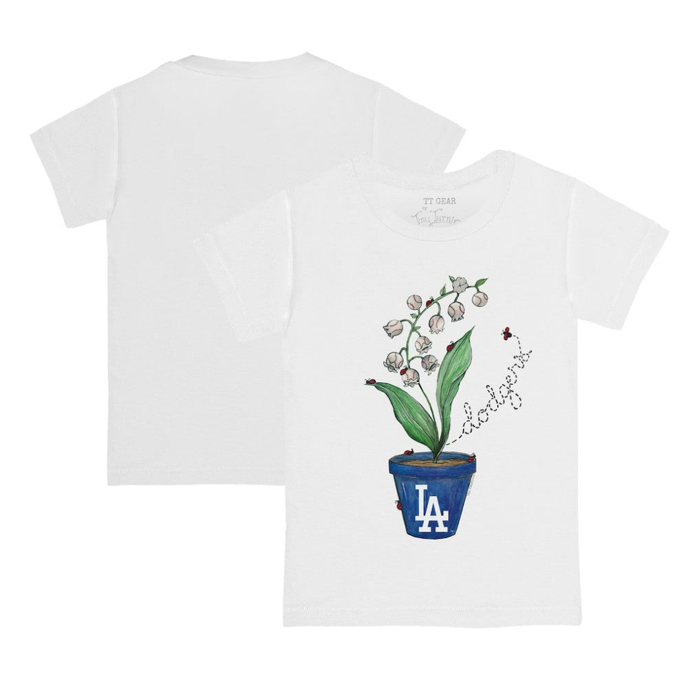 Los Angeles Dodgers Tiny Turnip Youth Lilies & Ladybugs T-Shirt Near Me