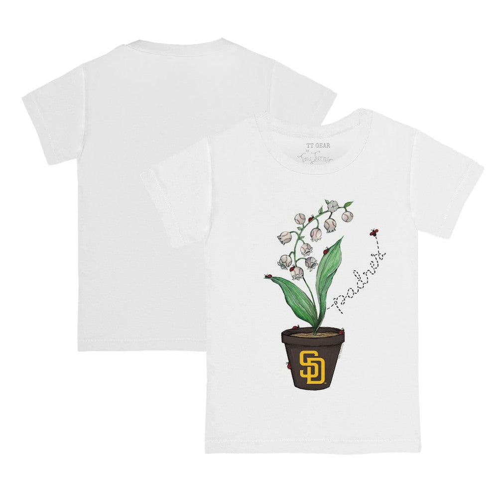 San Diego Padres Tiny Turnip Youth Lilies & Ladybugs T-Shirt Sale
