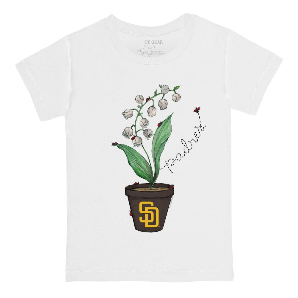 San Diego Padres Tiny Turnip Youth Lilies & Ladybugs T-Shirt Sale