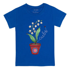 Chicago Cubs Tiny Turnip Youth Lilies & Ladybugs T-Shirt Near Me