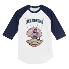 Seattle Mariners Tiny Turnip Youth Mermaid 3/4-Sleeve Raglan T-Shirt Sale