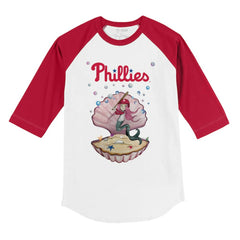 Philadelphia Phillies Tiny Turnip Youth Mermaid 3/4-Sleeve Raglan T-Shirt Near Me