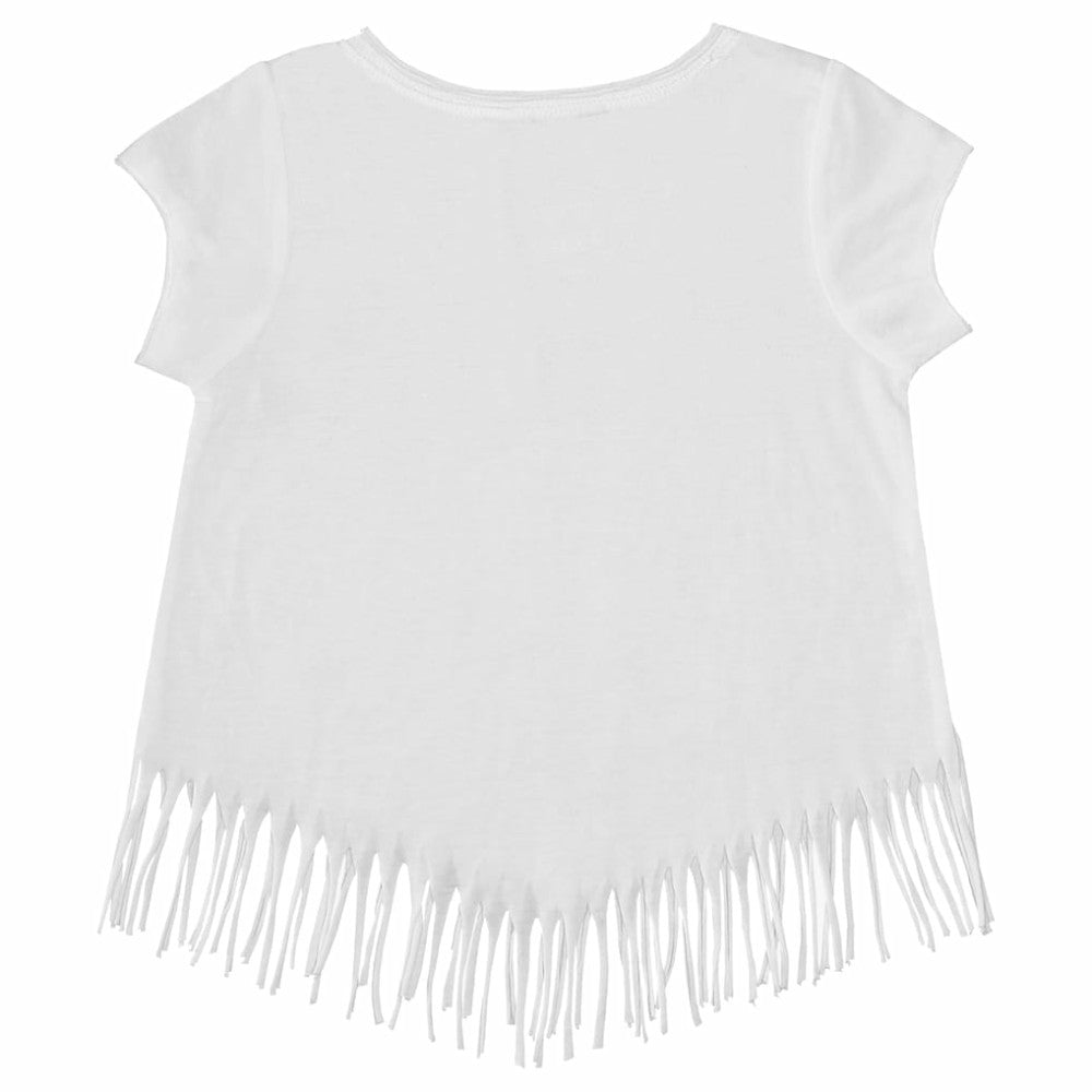 Toronto Blue Jays Tiny Turnip Girls Youth Mermaid Fringe T-Shirt Sale