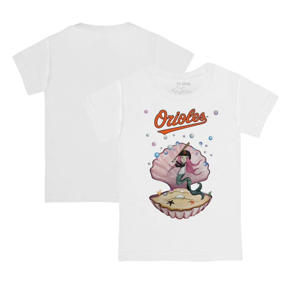 Baltimore Orioles Tiny Turnip Youth Mermaid T-Shirt Outlet