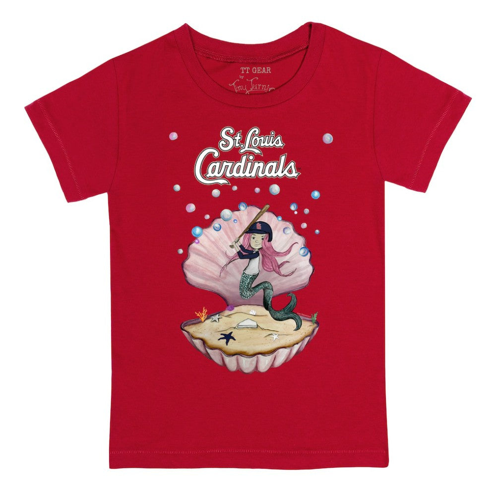 St. Louis Cardinals Tiny Turnip Youth Mermaid T-Shirt Outlet