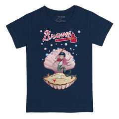 Atlanta Braves Tiny Turnip Youth Mermaid T-Shirt Discount