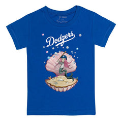 Los Angeles Dodgers Tiny Turnip Youth Mermaid T-Shirt Outlet
