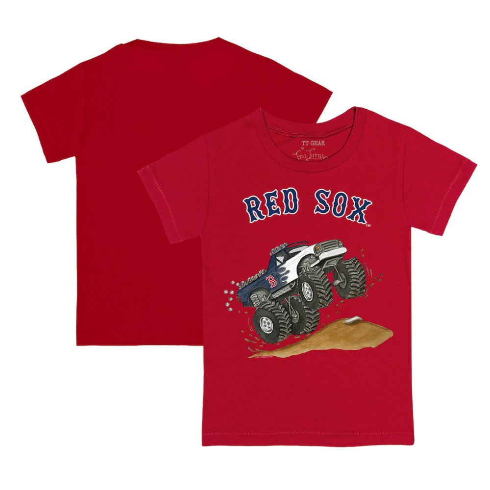 Boston Red Sox Tiny Turnip Youth Monster Truck T-Shirt Near Me