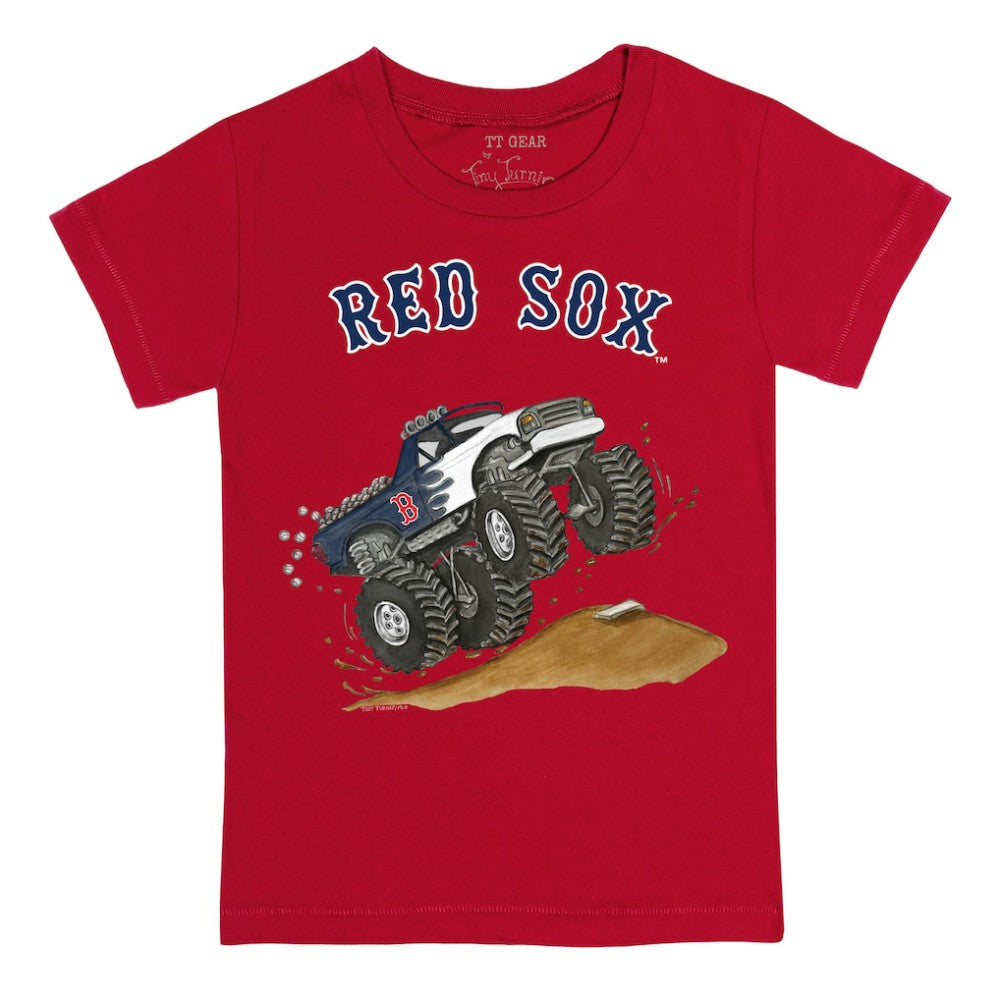 Boston Red Sox Tiny Turnip Youth Monster Truck T-Shirt Near Me