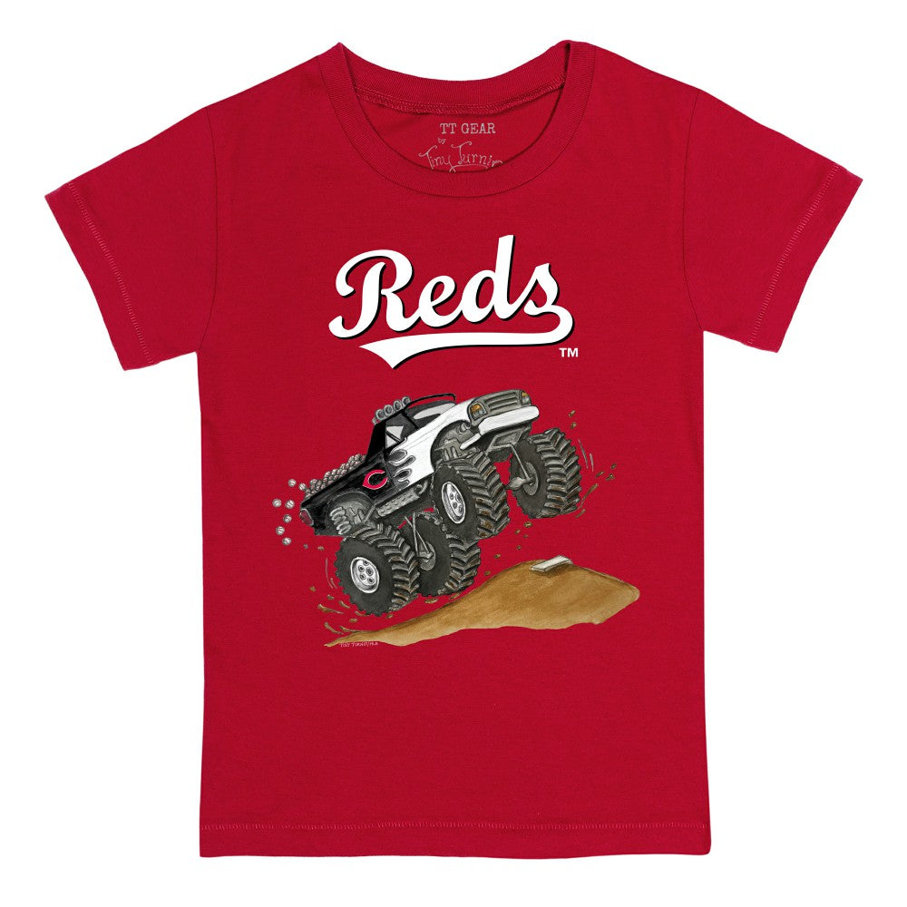 Cincinnati Reds Tiny Turnip Youth Monster Truck T-Shirt Near Me