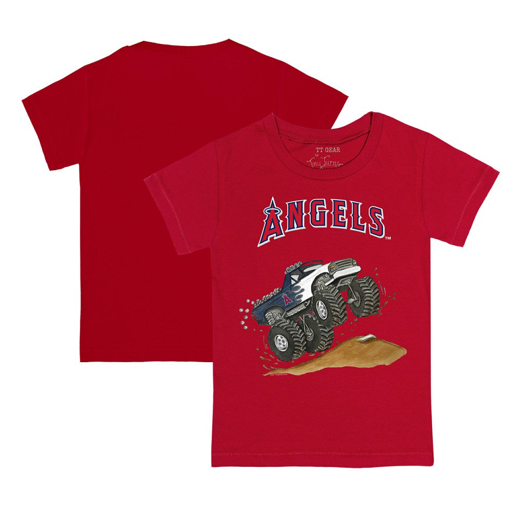 Los Angeles Angels Tiny Turnip Youth Monster Truck T-Shirt Discount