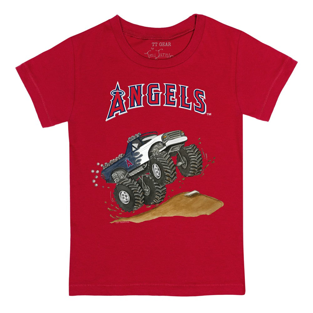 Los Angeles Angels Tiny Turnip Youth Monster Truck T-Shirt Discount