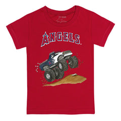 Los Angeles Angels Tiny Turnip Youth Monster Truck T-Shirt Discount
