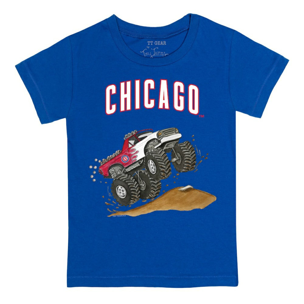 Chicago Cubs Tiny Turnip Youth Monster Truck T-Shirt Outlet