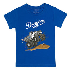 Los Angeles Dodgers Tiny Turnip Youth Monster Truck T-Shirt Discount