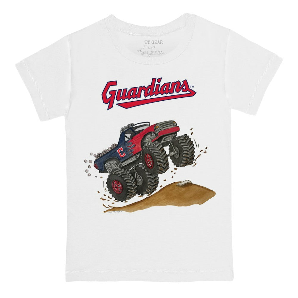 Cleveland Guardians Tiny Turnip Youth Monster Truck T-Shirt Sale