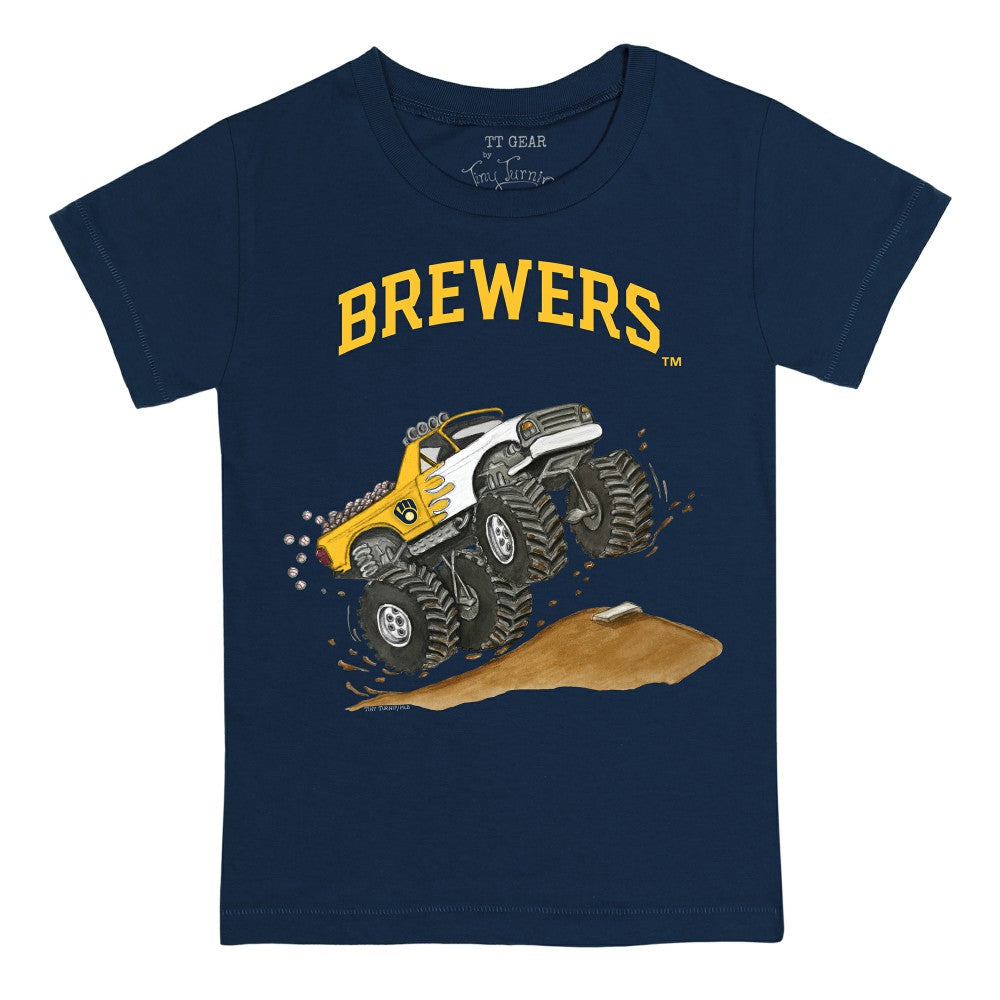 Milwaukee Brewers Tiny Turnip Youth Monster Truck T-Shirt Discount