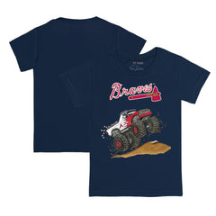 Atlanta Braves Tiny Turnip Youth Monster Truck T-Shirt Discount