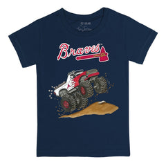 Atlanta Braves Tiny Turnip Youth Monster Truck T-Shirt Discount