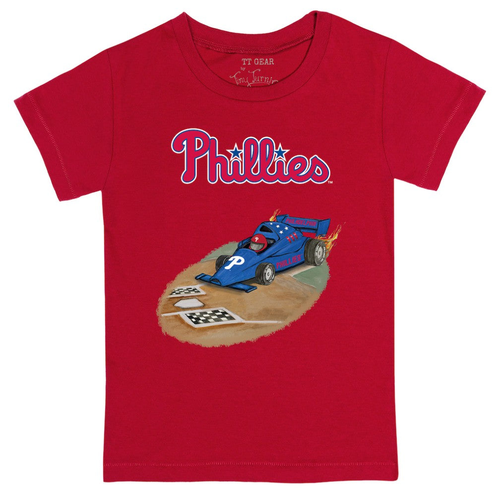 Philadelphia Phillies Tiny Turnip Youth Race Car T-Shirt Near Me