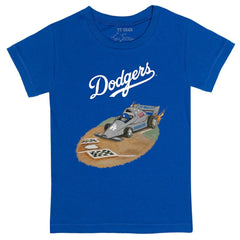 Los Angeles Dodgers Tiny Turnip Youth Race Car T-Shirt Outlet