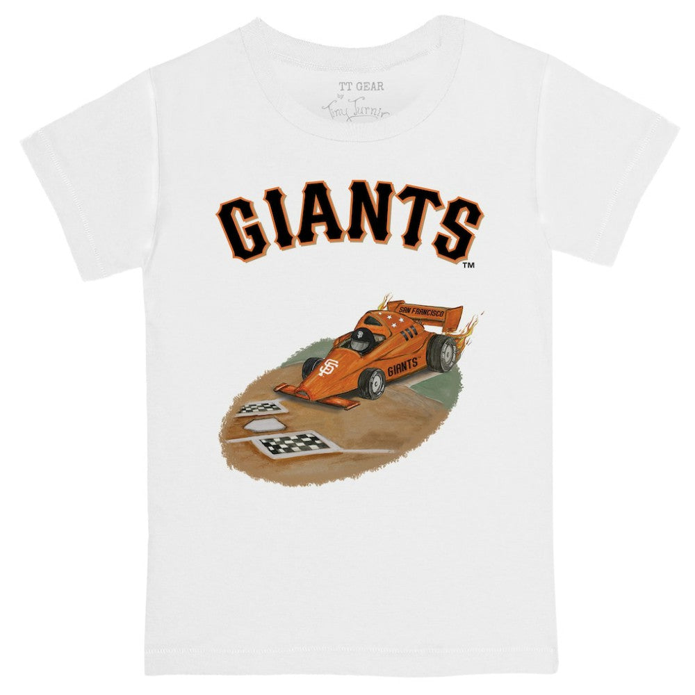 San Francisco Giants Tiny Turnip Youth Race Car T-Shirt for sale