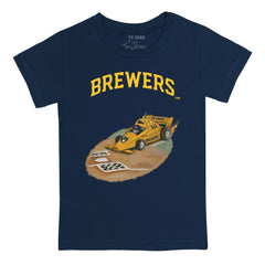 Milwaukee Brewers Tiny Turnip Youth Race Car T-Shirt Sale