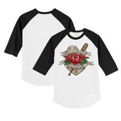 San Francisco Giants Tiny Turnip Youth Tattoo Rose 3/4-Sleeve Raglan T-Shirt Outlet