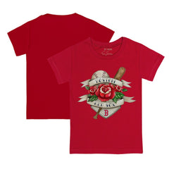 Boston Red Sox Tiny Turnip Youth Tattoo Rose T-Shirt Online