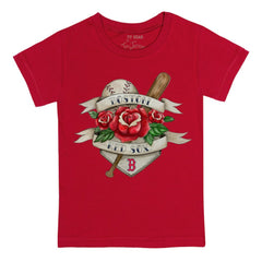 Boston Red Sox Tiny Turnip Youth Tattoo Rose T-Shirt Online