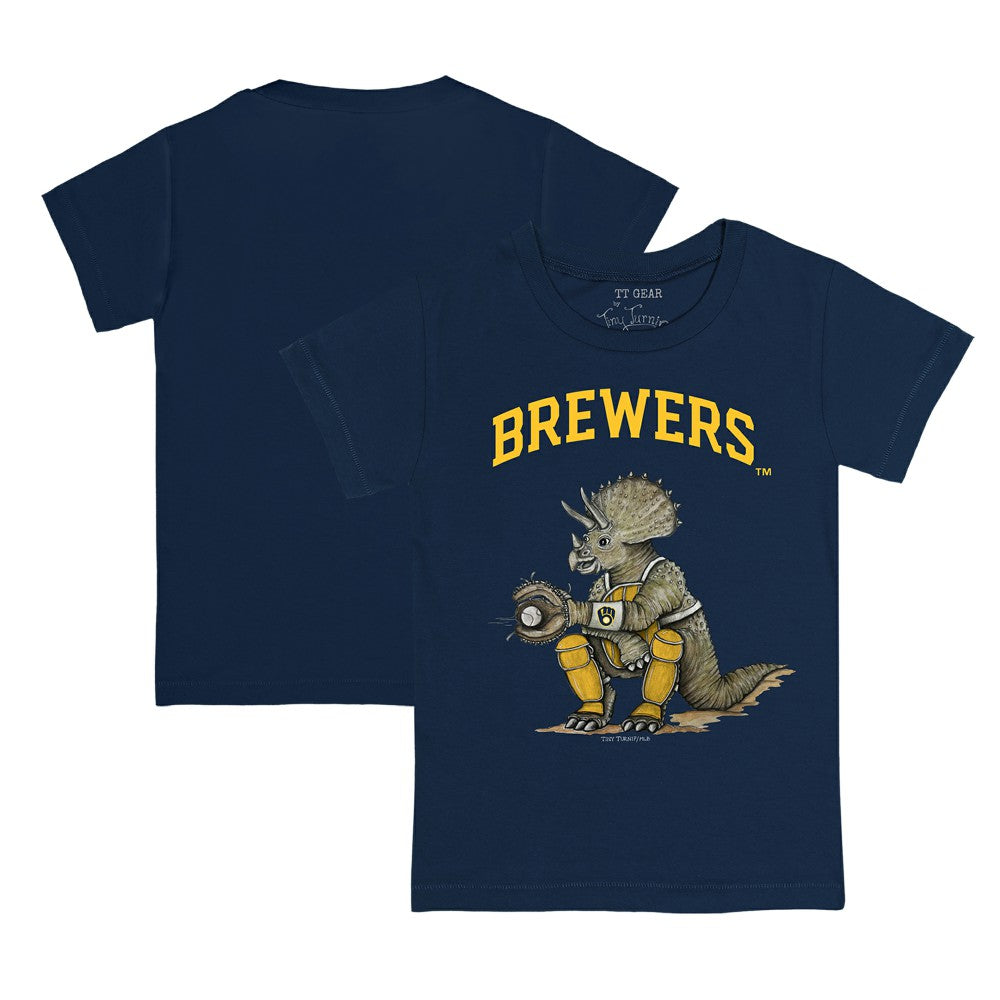 Milwaukee Brewers Tiny Turnip Youth Triceratops T-Shirt Online