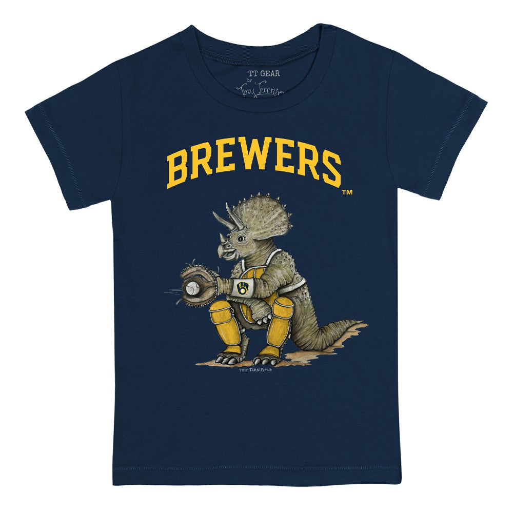 Milwaukee Brewers Tiny Turnip Youth Triceratops T-Shirt Online