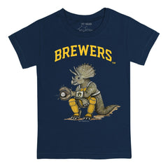 Milwaukee Brewers Tiny Turnip Youth Triceratops T-Shirt Online