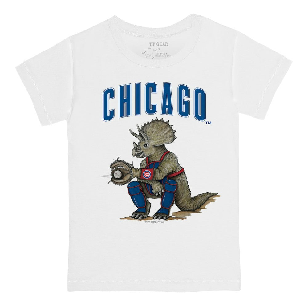 Chicago Cubs Tiny Turnip Youth Triceratops T-Shirt for sale