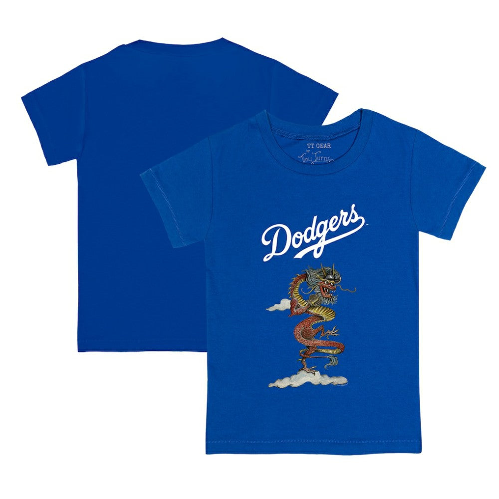 Los Angeles Dodgers Tiny Turnip Youth 2024 Year of the Dragon T-Shirt for sale