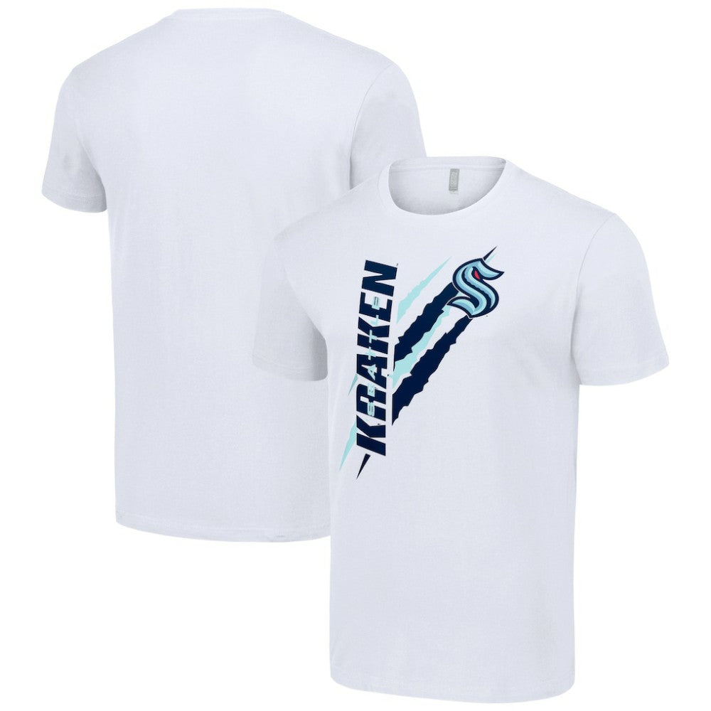 Seattle Kraken Starter Color Scratch T-Shirt - White | NHL on sale