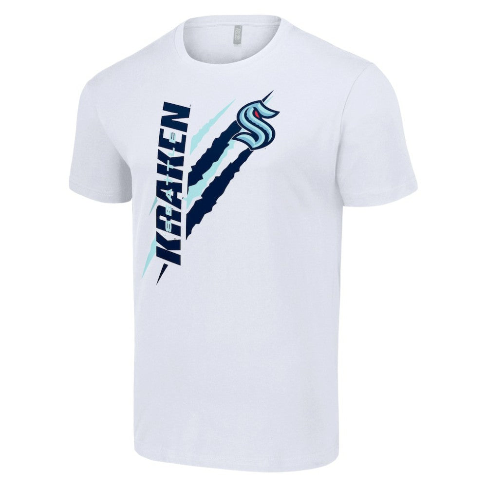 Seattle Kraken Starter Color Scratch T-Shirt - White | NHL on sale