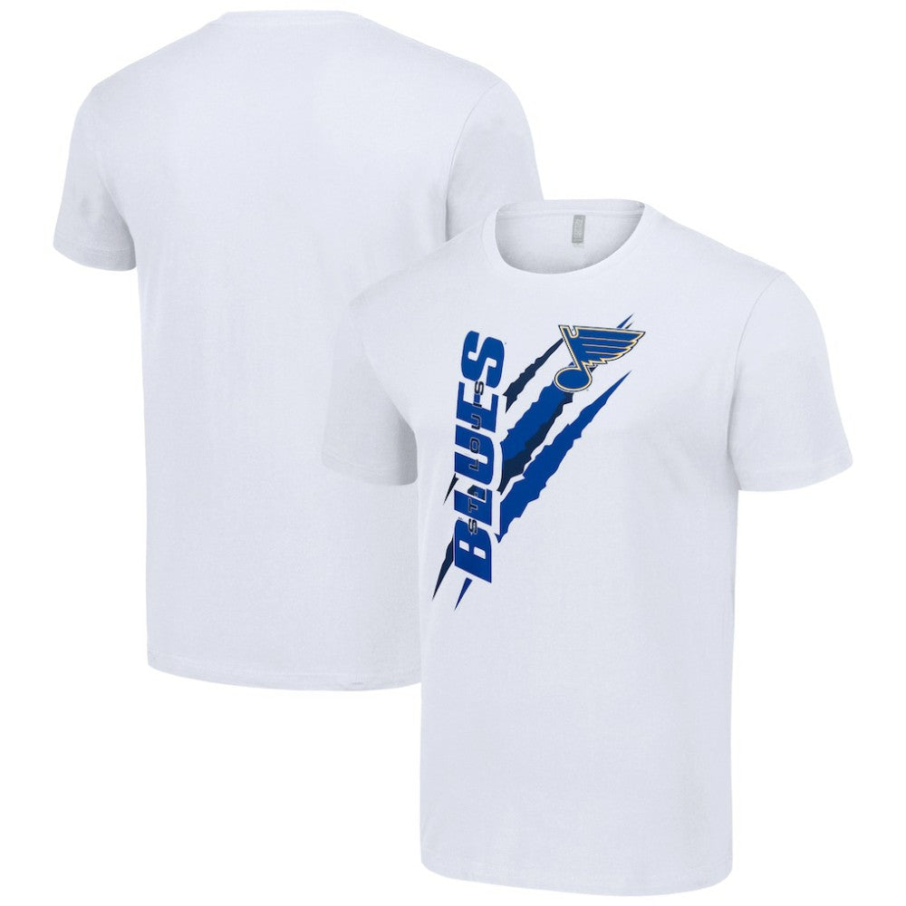 St. Louis Blues Starter Color Scratch T-Shirt - White | NHL discount