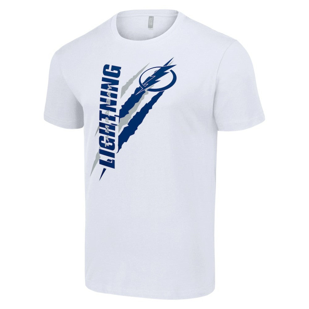 Tampa Bay Lightning Starter Color Scratch T-Shirt - White | NHL discount