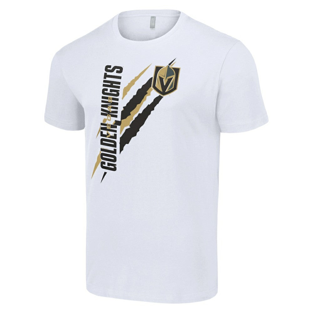 Vegas Golden Knights Starter Color Scratch T-Shirt - White | NHL Lifestyle