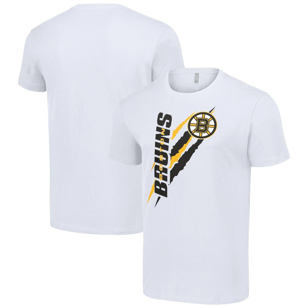 Boston Bruins Starter Color Scratch T-Shirt - White | NHL on sale