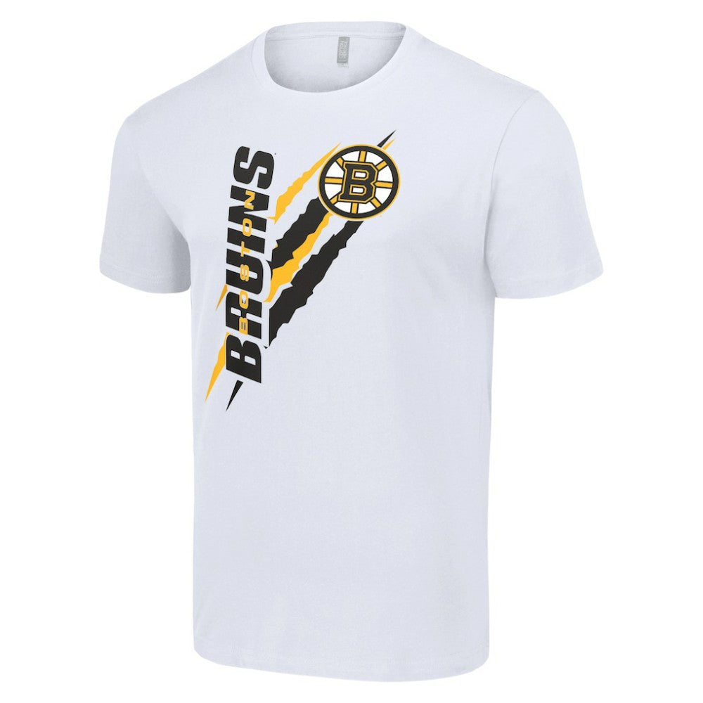 Boston Bruins Starter Color Scratch T-Shirt - White | NHL on sale