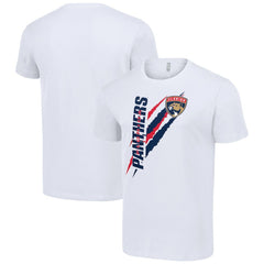 Florida Panthers Starter Color Scratch T-Shirt - White | NHL Clearance
