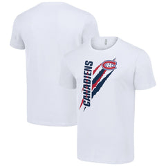 Montreal Canadiens Starter Color Scratch T-Shirt - White | NHL discount